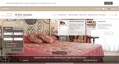 Desktop Screenshot of hotelalhama.com