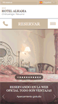 Mobile Screenshot of hotelalhama.com